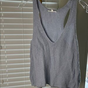 Splendid Light Blue Knit Women's Tank Top
